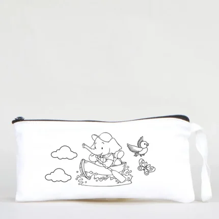 Boyanabilir Bez Kalemlik - Maceracı Fil