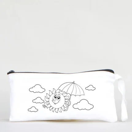 Boyanabilir Bez Kalemlik - Mutlu Güneş