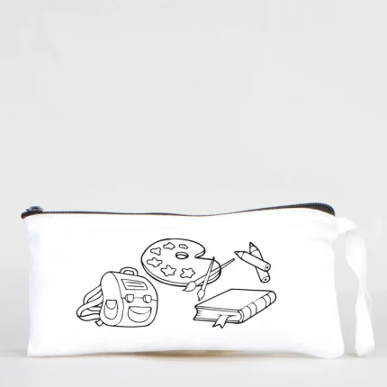 Boyanabilir Bez Kalemlik - Okul Gereçlerim