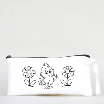 Boyanabilir Bez Kalemlik - Sevimli Civciv