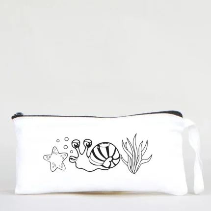 Boyanabilir Bez Kalemlik - Tatlı Salyangoz