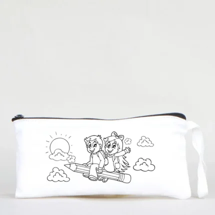 Boyanabilir Bez Kalemlik - Uçan Kalem