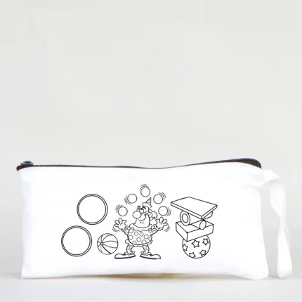 Boyanabilir Bez Kalemlik - Yetenekli Palyaço