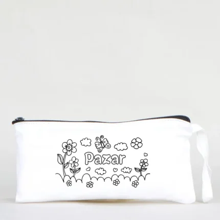 Boyanabilir Bez Kalemlik - Pazar