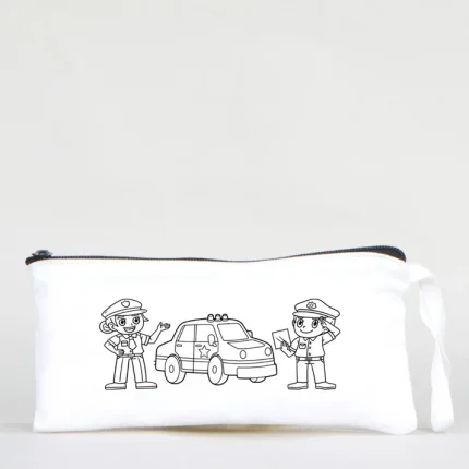 Boyanabilir Bez Kalemlik - Polis Kahramanları