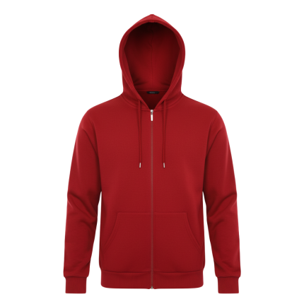 Kapüşonlu Fermuarlı Sweatshirt